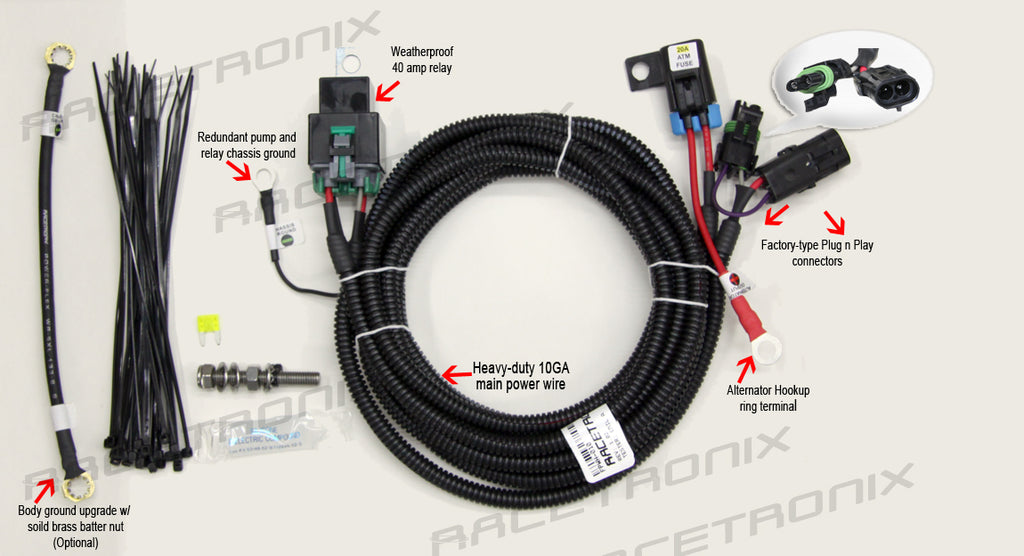 Racetronix Hotwire Fuel Pump Harness SportmachinesStore