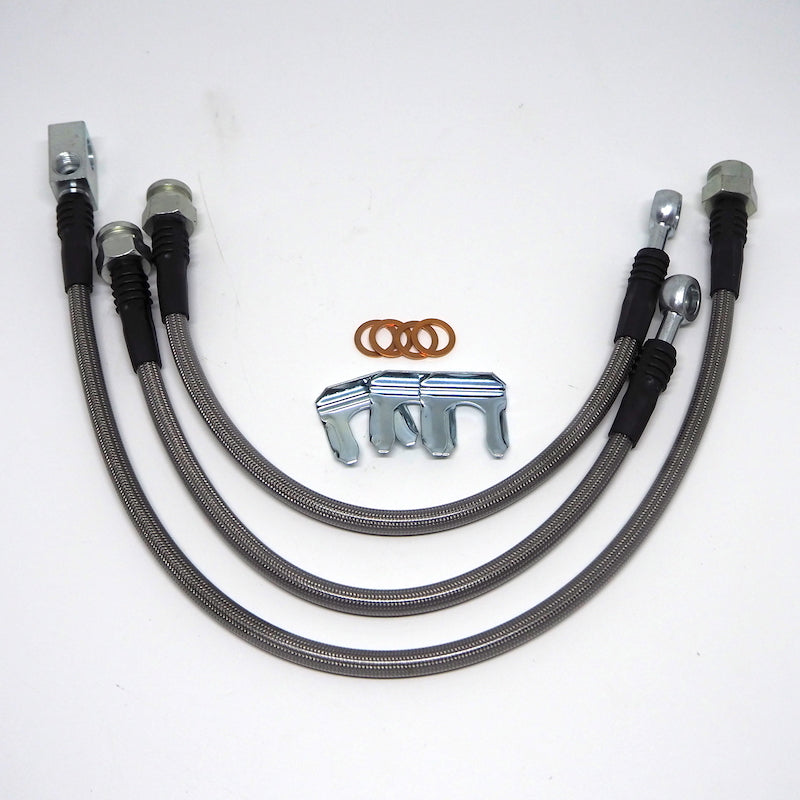 thumbnail image 2 of Inline Tube 2003 Silverado Brake Line Kit Dorman Stainless Brake Line Kit For 03-07 Ext Cab Silverado Sierra 1500 2wd 2003 Silverado 1500 Brake Line 06 Silverado Brake Line Kit 2 of 14